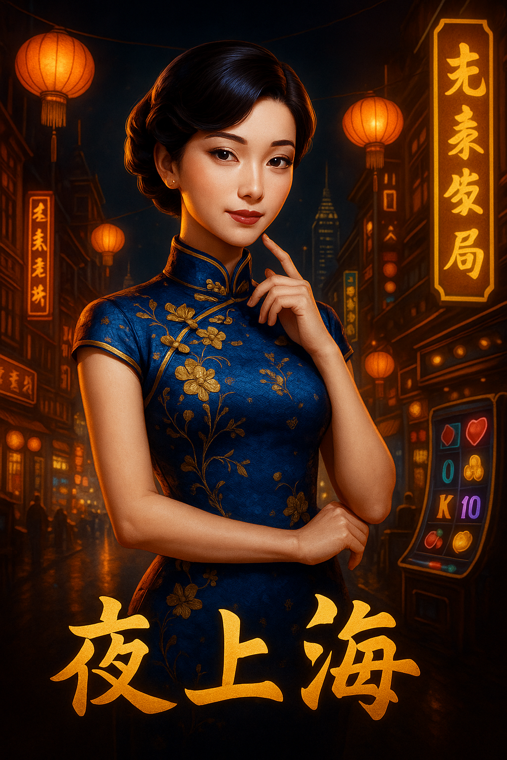 夜上海旗袍女子
